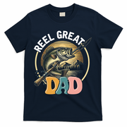 Reel Great Dad Fishing T-Shirt - Navy