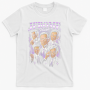 Retro Jerome Powell 90s Fan The Fed Merch T-Shirt - White