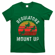 Regulators Mount Up Funny Halloween Witch T-Shirt - Irish Green