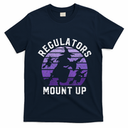 Regulators Mount Up Halloween Witch T-Shirt - Navy Blue