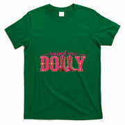 Raised On Dolly Cowgirl Fan T-Shirt - Irish Green