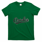 Retro Oriole Vintage Name Sports T-Shirt - Irish Green