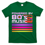 Retro Poweres By 80's Music Cassette Tape T-Shirt - Green