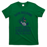 Rayne Rice Birds Louisiana Vintage Baseball Team Tribute T-Shirt - Green