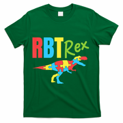 RBT Rex Registered Behavior Technician Therapist Autism T-Shirt - Green