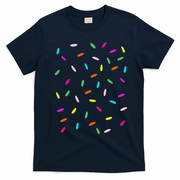 Rainbow Sprinkles Ice Cream Costume Halloween T-Shirt - Navy Blue
