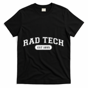 Rad Tech 1895 Radiology Xray Tech College School Cute Gift T-Shirt - Black