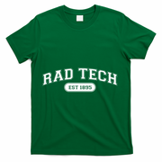 Rad Tech 1895 Radiology Xray Tech College School Cute Gift T-Shirt - Green