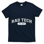 Rad Tech 1895 Radiology Xray Tech College School Cute Gift T-Shirt - Navy