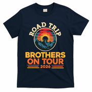 Road Trip Brothers On Tour 2026 Vacation T-Shirt - Navy