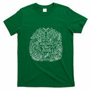 Respect The Locals Cryptid Bigfoot Mothman Alien T-Shirt - Irish Green