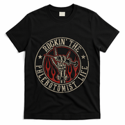 Rockin The Phlebotomist Life Phlebotomy Technician T-Shirt - Black