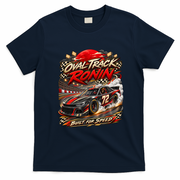 Race TRACK RONIN – BUILT FOR SPEED T-Shirt - Navy Blue