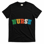 retro vintage Nurse, registred Nurse, LPN and nurse school T-Shirt - Black