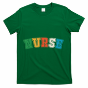 retro vintage Nurse, registred Nurse, LPN and nurse school T-Shirt - Green