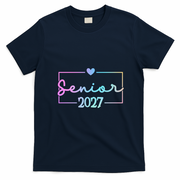 Senior 2027 Cute Graduation Grad T-Shirt - Navy Blue