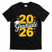 Senior 2026 Class Of Graduation T-Shirt - Black