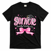 Senior 2026 Gril Graduate Graduation T-Shirt - Black