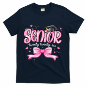 Senior 2026 Gril Graduate Graduation T-Shirt - Navy