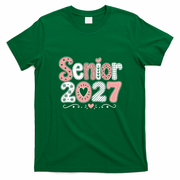 Senior 2027 Graduate High School Graduation T-Shirt - Irish Green