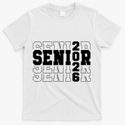 Senior 2026 High School Graduation T-Shirt - White