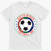 South Africa Football 1991 Soccer Emblem T-Shirt - White