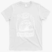 Soggy Beaver Bbq If ItS Not All Over Your Face Funny Beaver T-Shirt - White