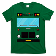 School Bus Costume Simple Halloween Costume Easy Oufit T-Shirt - Irish Green