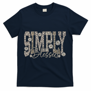 Simply Blessed Camo T-Shirt - Navy