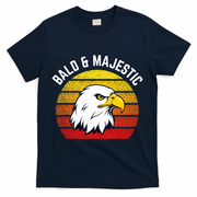 Sexy Bald Guy & Majestic Husband Dad Joke T-Shirt - Navy