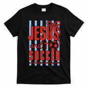 Saved By Jesus Fueled By Soccer T-Shirt - Black