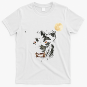 Scary Cool Halloween Werewolf Lychan Trick Or Treat Party T-Shirt - White