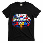 SOUTH COREA North America Soccer Tournament 2026 T-Shirt - Black
