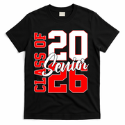 Senior Class Of 2026 Seniors School Graduation T-Shirt - Black