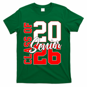Senior Class Of 2026 Seniors School Graduation T-Shirt - Green