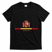 Spanish Coat Of Arms Proud Spain Fan T-Shirt - Black