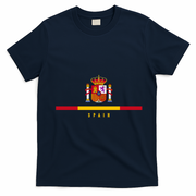 Spanish Coat Of Arms Proud Spain Fan T-Shirt - Navy Blue