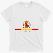 Spanish Coat Of Arms Proud Spain Fan T-Shirt - White