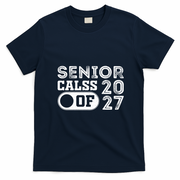 Senior Class Of 2027 T-Shirt - Navy Blue
