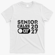 Senior Class Of 2027 T-Shirt - White