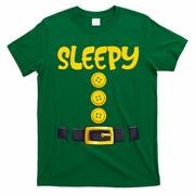 Sleepy Dwarf Halloween Costume Funny Gift Idea Sleepy Dwarf T-Shirt - Irish Green