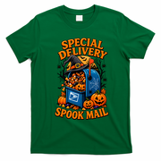 Special Delivery Spook Mail Funny Postman Halloween T-Shirt - Irish Green