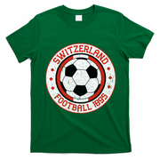 Switzerland Football 1895 Vintage Soccer T-Shirt - Irish Green