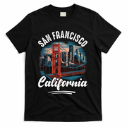 San Francisco California Souvenir Travel Gift T-Shirt - Black