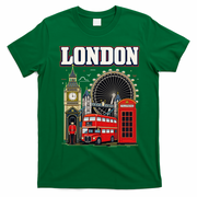 Souvenir From London Travel Vacation Gift T-Shirt - Irish Green