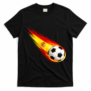 Spain Flag Pride Heritage Soccer Fan T-Shirt - Black