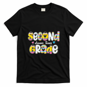 Second Grade Dream Team Back To School Teacher Student T-Shirt - Black