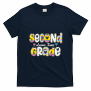 Second Grade Dream Team Back To School Teacher Student T-Shirt - Navy Blue
