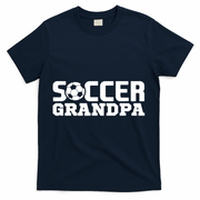 Soccer Grandpa Granddad Granddaddy Grandfather T-Shirt - Navy