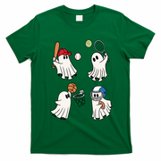Spooky Ghost Sport Halloween T-Shirt - Irish Green